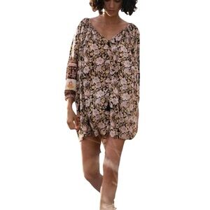 Billabong Gypset Floral Boho Mini Dress Size XS